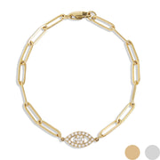 18K Gold PVD Stainless Steel Stone